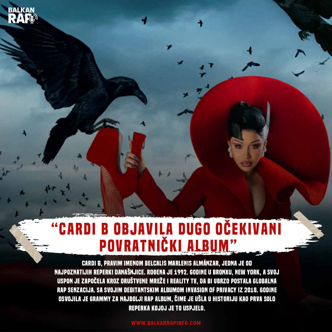 Cardi B objavila dugo očekivani povratnički album