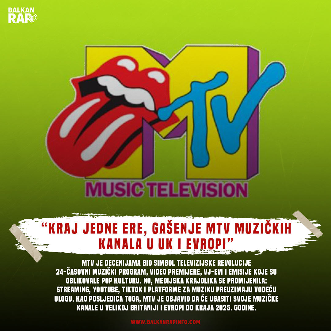 Kraj jedne ere, Gašenje MTV muzičkih kanala u UK i Evropi