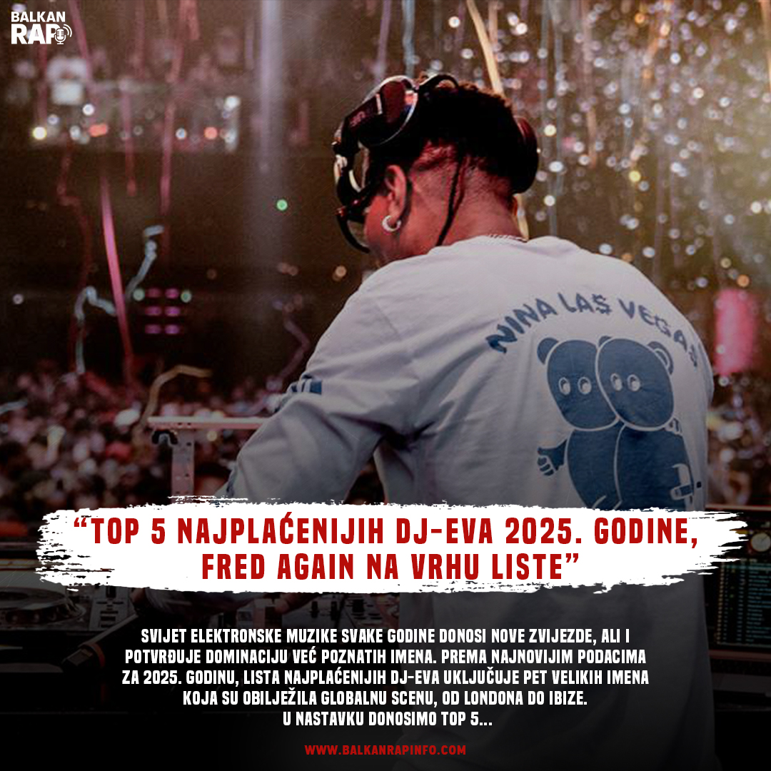 Top 5 Najplaćenijih DJ-eva 2025. godine, Fred Again na vrhu liste