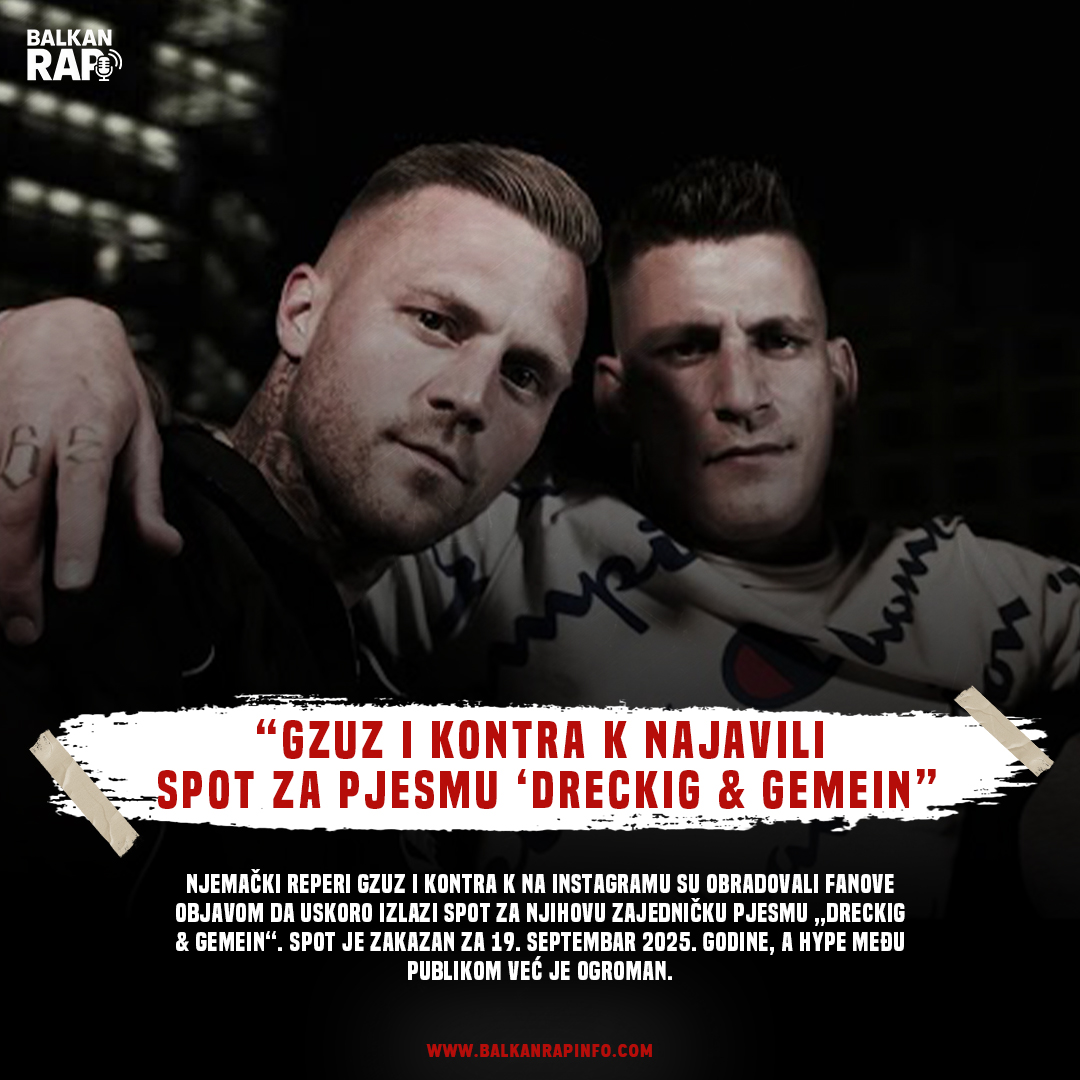 Gzuz i Kontra K najavili spot za pjesmu "Dreckig & Gemein"