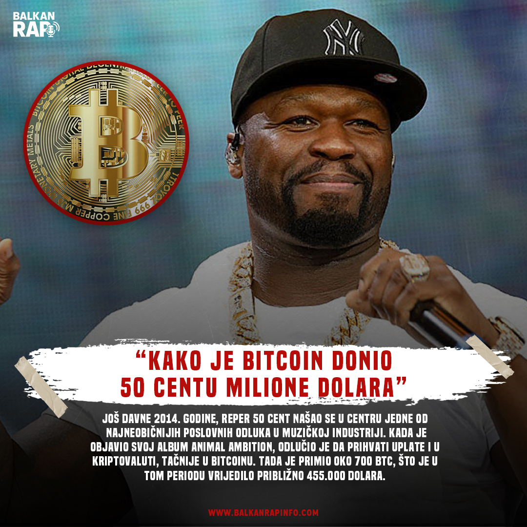Kako je Bitcoin donio 50 Centu milione dolara