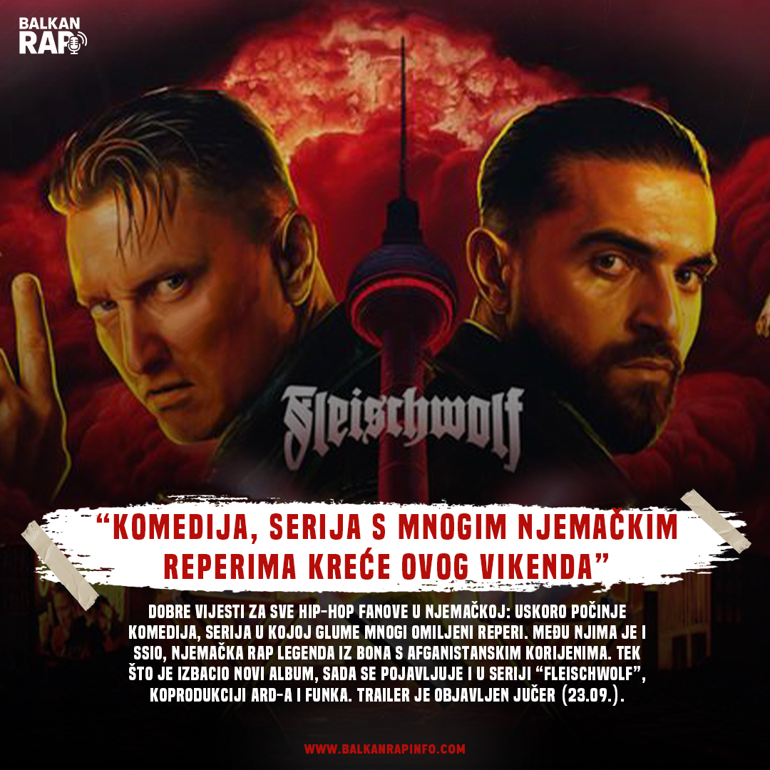 Komedija, serija s mnogim njemačkim reperima kreće ovog vikenda !