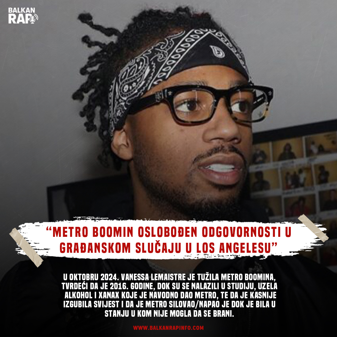 Metro Boomin oslobođen odgovornosti u građanskom slučaju u Los Angelesu