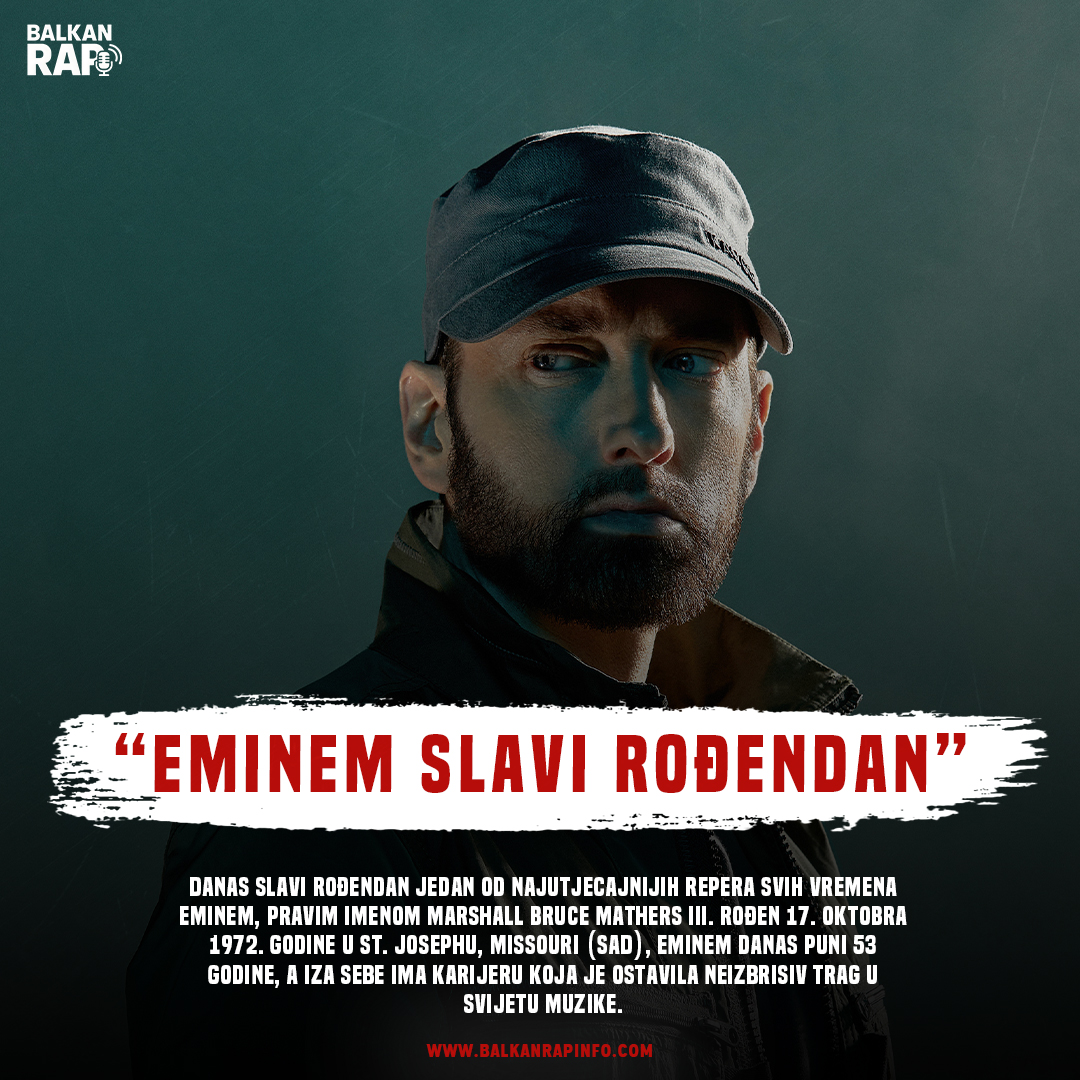 Eminem slavi rođendan, Hip hop legenda koja je promijenila muziku zauvijek