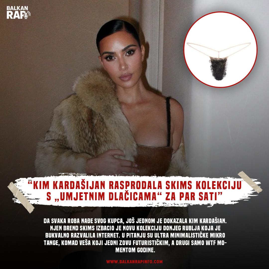 Kim Kardašian ponovo diže prašinu, Skims kolekcija s „umjetnim dlačicama“ rasprodana za par sati!