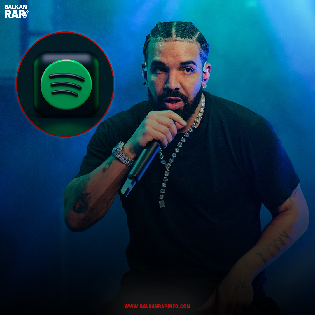 Drake postao prvi izvođač koji je premašio 125 milijardi streamova na Spotifyju!