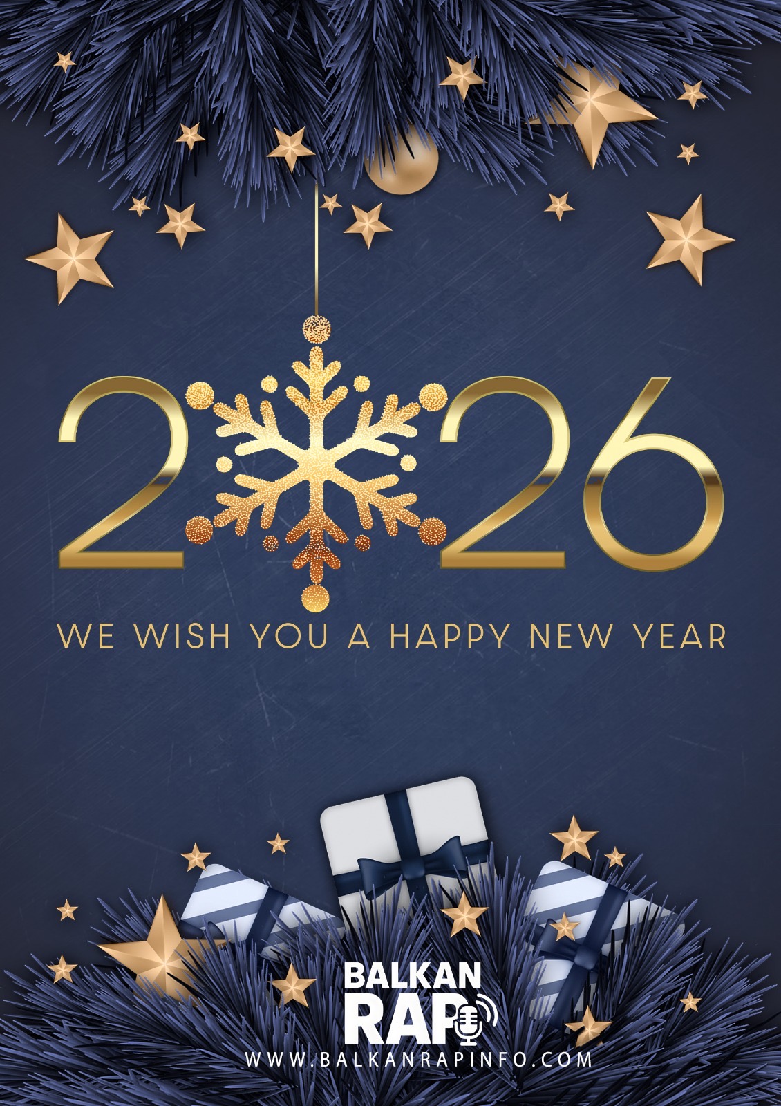 Sretna Nova godina, želi vam BalkanRap tim!
